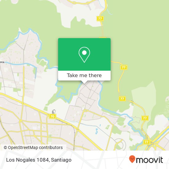 Los Nogales 1084 map