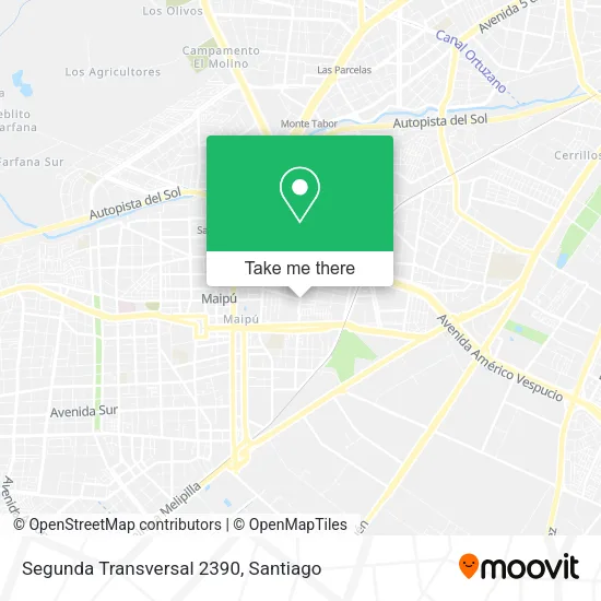 Segunda Transversal 2390 map