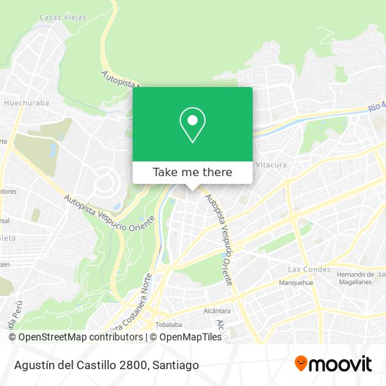 Agustín del Castillo 2800 map