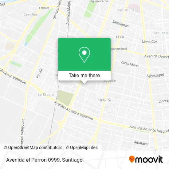 Avenida el Parron 0999 map