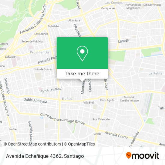 Avenida Echeñique 4362 map
