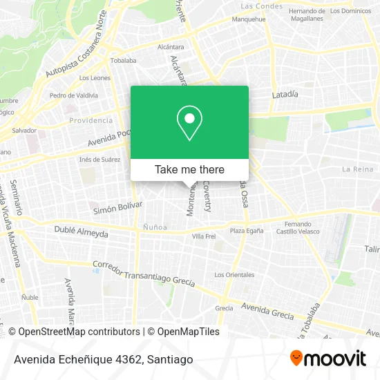 Avenida Echeñique 4362 map