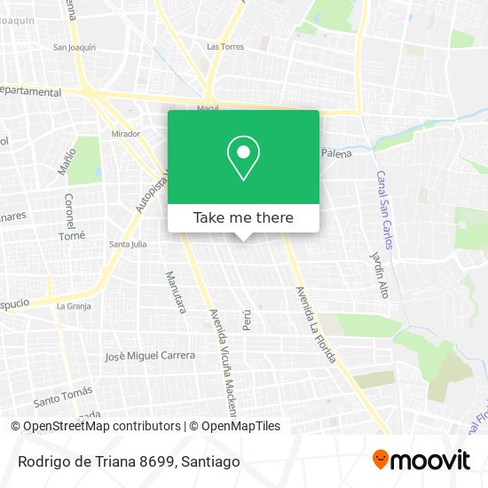Rodrigo de Triana 8699 map