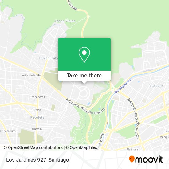Mapa de Los Jardines 927