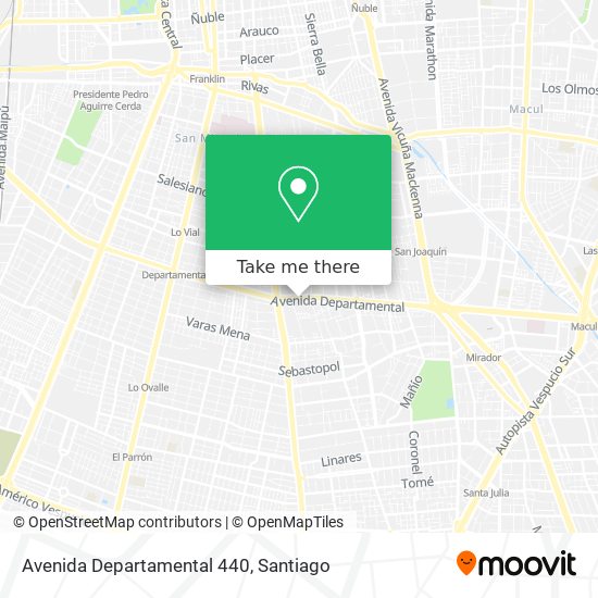 Avenida Departamental 440 map