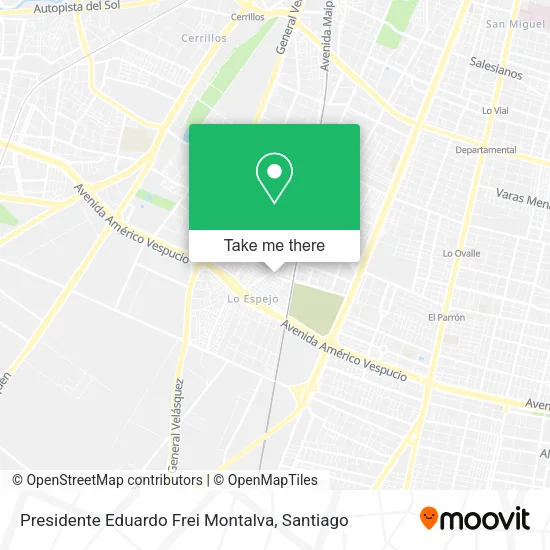 Presidente Eduardo Frei Montalva map