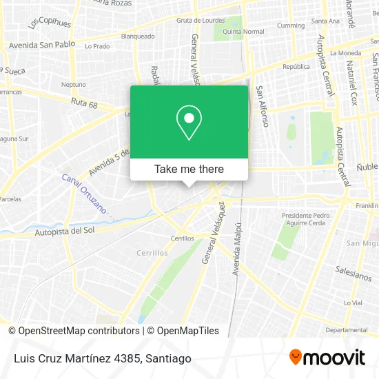 Luis Cruz Martínez 4385 map