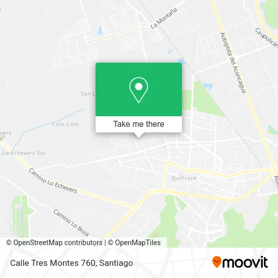 Calle Tres Montes 760 map