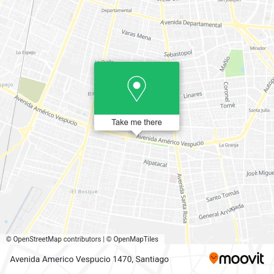 Avenida Americo Vespucio 1470 map