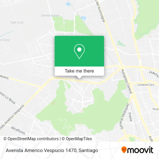 Avenida Americo Vespucio 1470 map