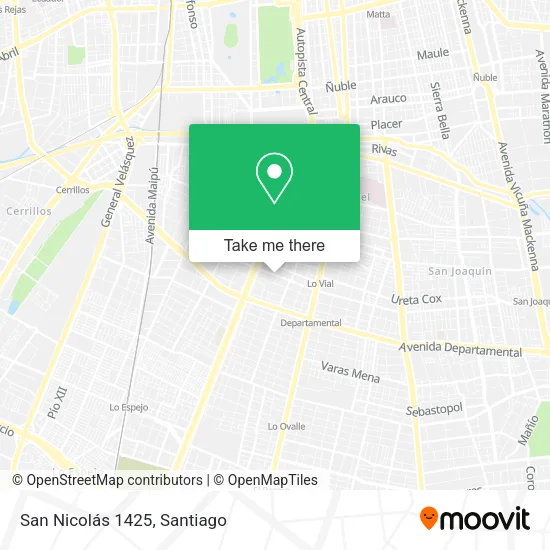 San Nicolás 1425 map