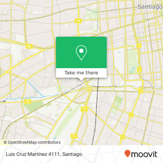 Luis Cruz Martínez 4111 map