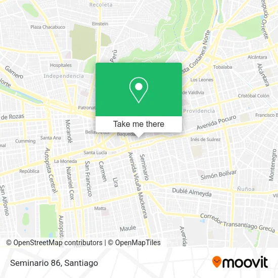 Seminario 86 map