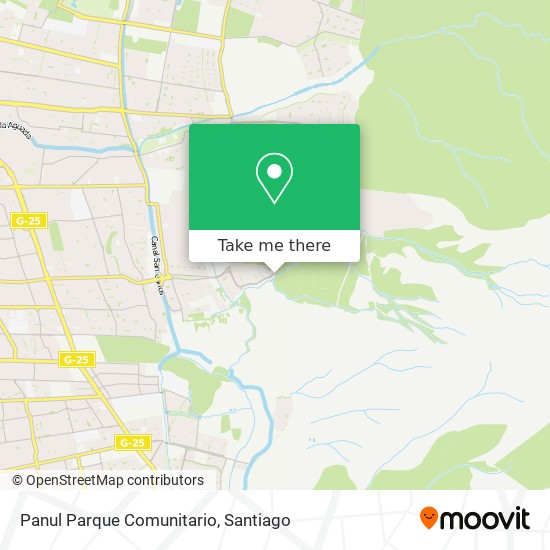 Mapa de Panul Parque Comunitario