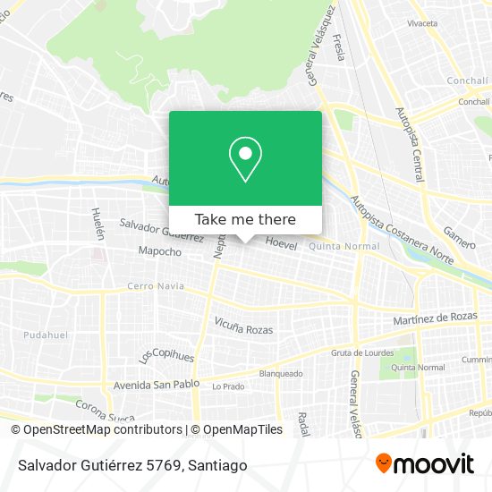 Salvador Gutiérrez 5769 map