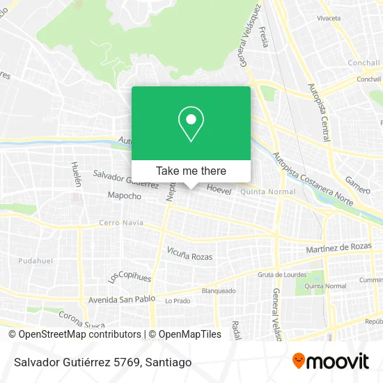 Salvador Gutiérrez 5769 map