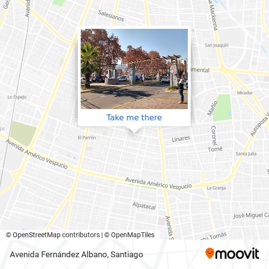 Avenida Fernández Albano map