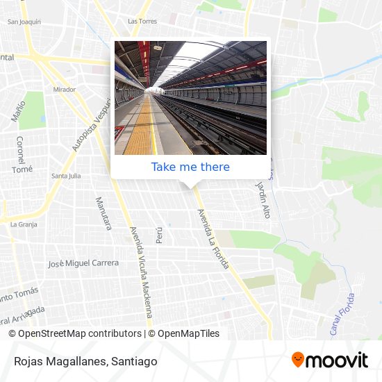 Rojas Magallanes map