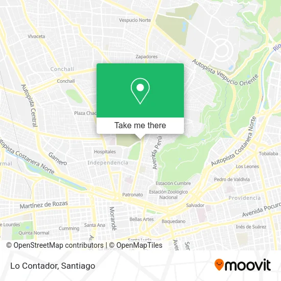 Lo Contador map