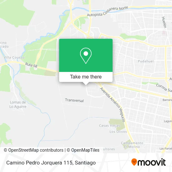 Camino Pedro Jorquera 115 map