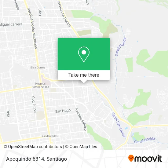 Apoquindo 6314 map