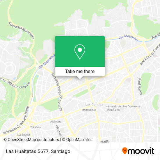 Las Hualtatas 5677 map
