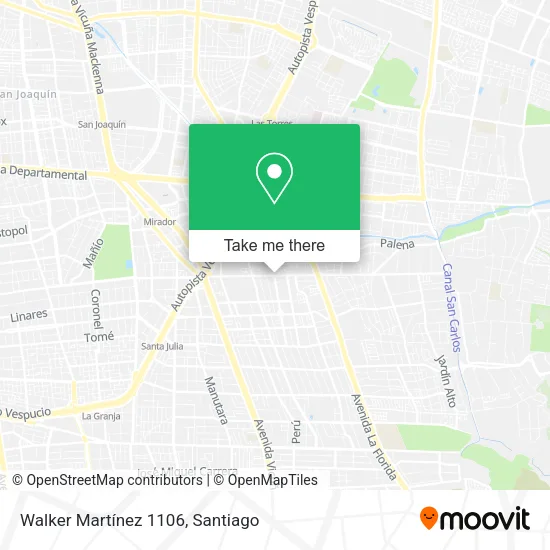 Walker Martínez 1106 map