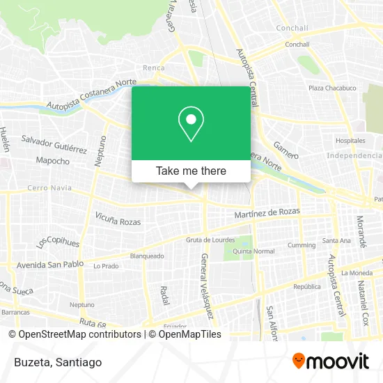 Mapa de Buzeta