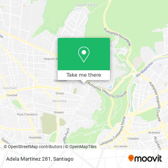 Adela Martínez 281 map