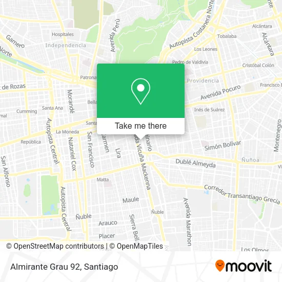 Almirante Grau 92 map
