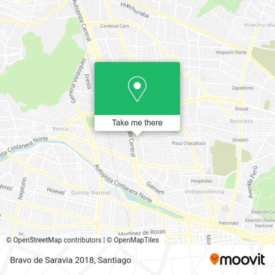 Bravo de Saravia 2018 map