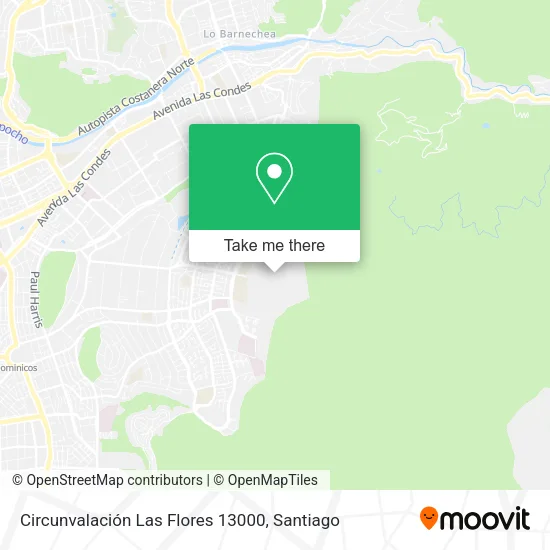 Circunvalación Las Flores 13000 map