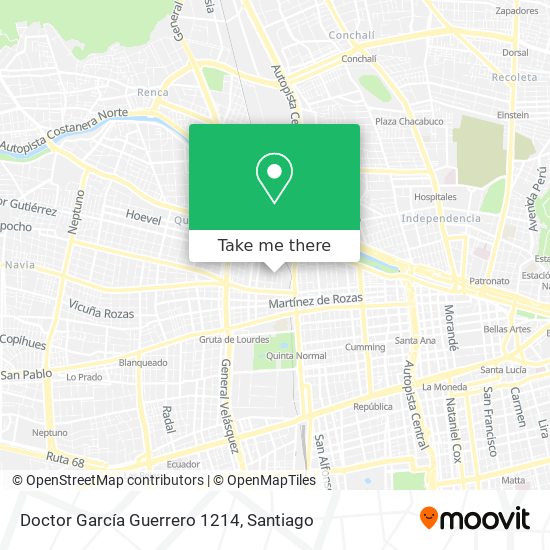Doctor García Guerrero 1214 map