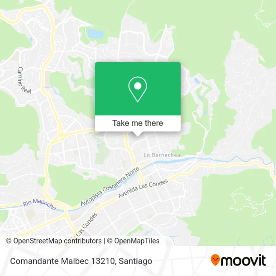 Comandante Malbec 13210 map