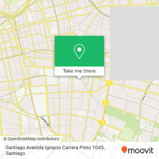 Santiago Avenida Ignacio Carrera Pinto 1045 map
