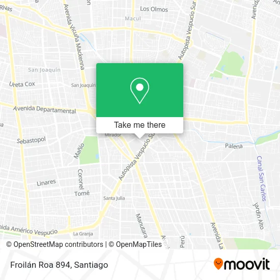 Froilán Roa 894 map