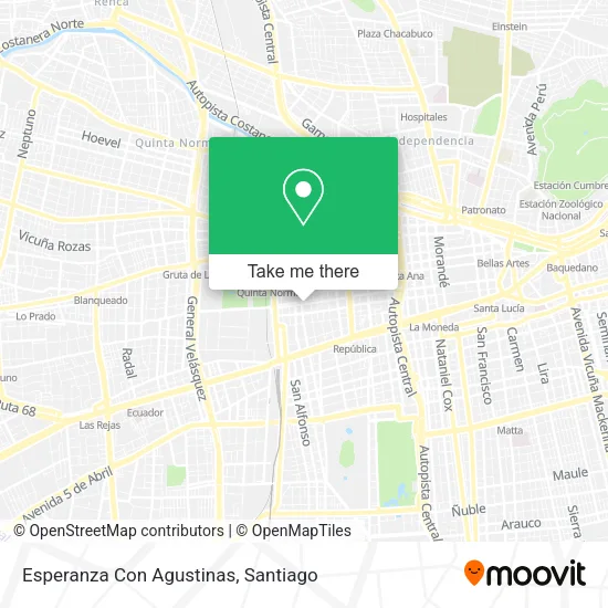 Esperanza Con Agustinas map