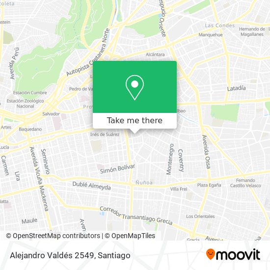 Alejandro Valdés 2549 map