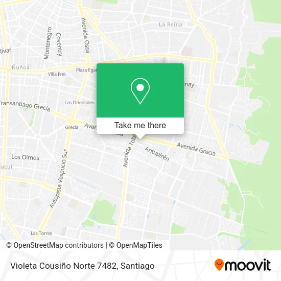 Violeta Cousiño Norte 7482 map