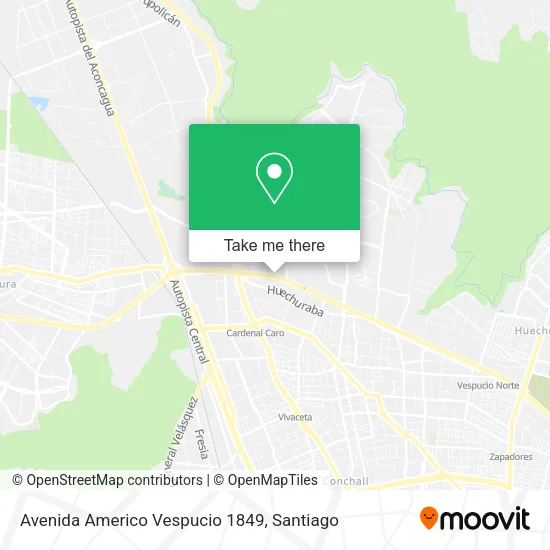 Avenida Americo Vespucio 1849 map