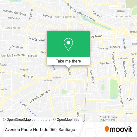 Avenida Padre Hurtado 060 map