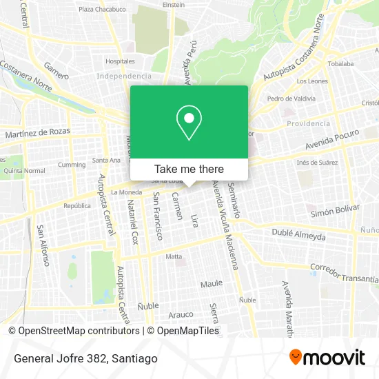 General Jofre 382 map