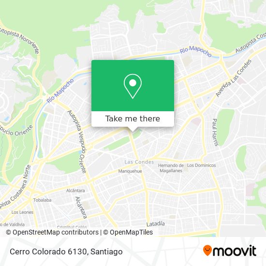 Cerro Colorado 6130 map