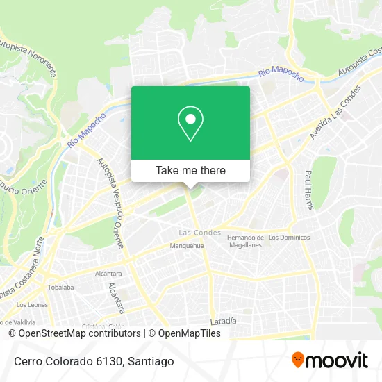 Mapa de Cerro Colorado 6130