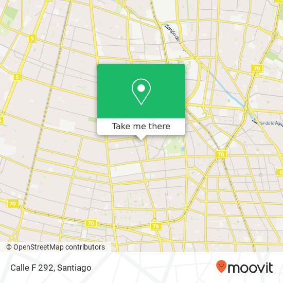 Calle F 292 map