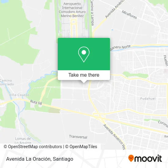 Avenida La Oración map