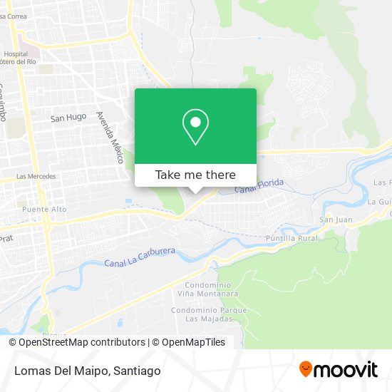 Lomas Del Maipo map