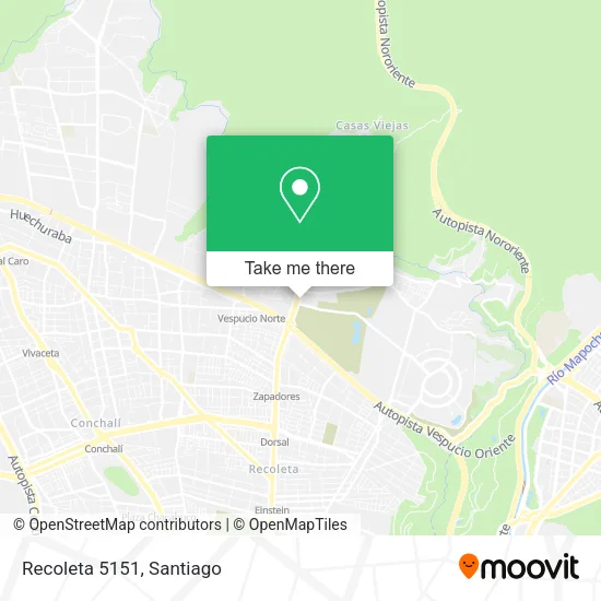 Recoleta 5151 map