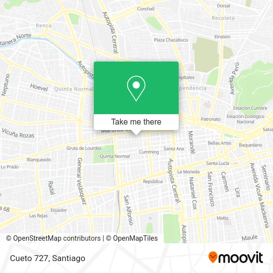 Cueto 727 map