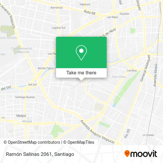 Ramón Salinas 2061 map